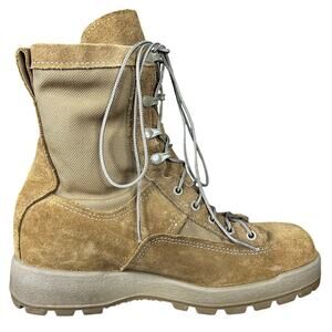 McRae Men’s Army Brown Suede Hot Weather Combat Boots Size US 9 Wide